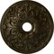 Ekena Millwork Jamie Ceiling Medallion (Fits Canopies up to 3 7/8"), 23 5/8"OD x 3 7/8"ID x 2 1/8"P, Green Gold CM23JAGGS - alternate 1